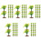 100Pièces Petits Arbres Simulés Plastique Pour Paysage DIY 5