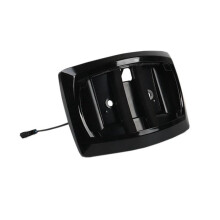 Motorcycle Rear License Plate Frame Relocation LED Light for Electra Glide/Road Glide/Road King 2009-2023 Silver