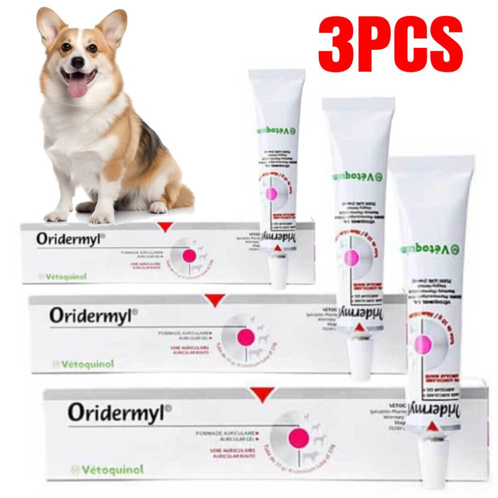 Ear Mites Treatment for Dogs/Cats 10mg Ear Drops for Itchy Ears, Ear Odor, Ear Mites