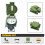 Multi-Function Green Camping Hiking Folding Compass 74mm 6
