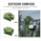 Multi-Function Green Camping Hiking Folding Compass 74mm 7