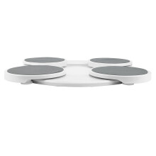 Runde Servierplatte mit 360 Rotation für Zuhause