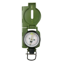 Brújula geológica plegable de ABS verde 74 x 53 x 25 mm 125 g