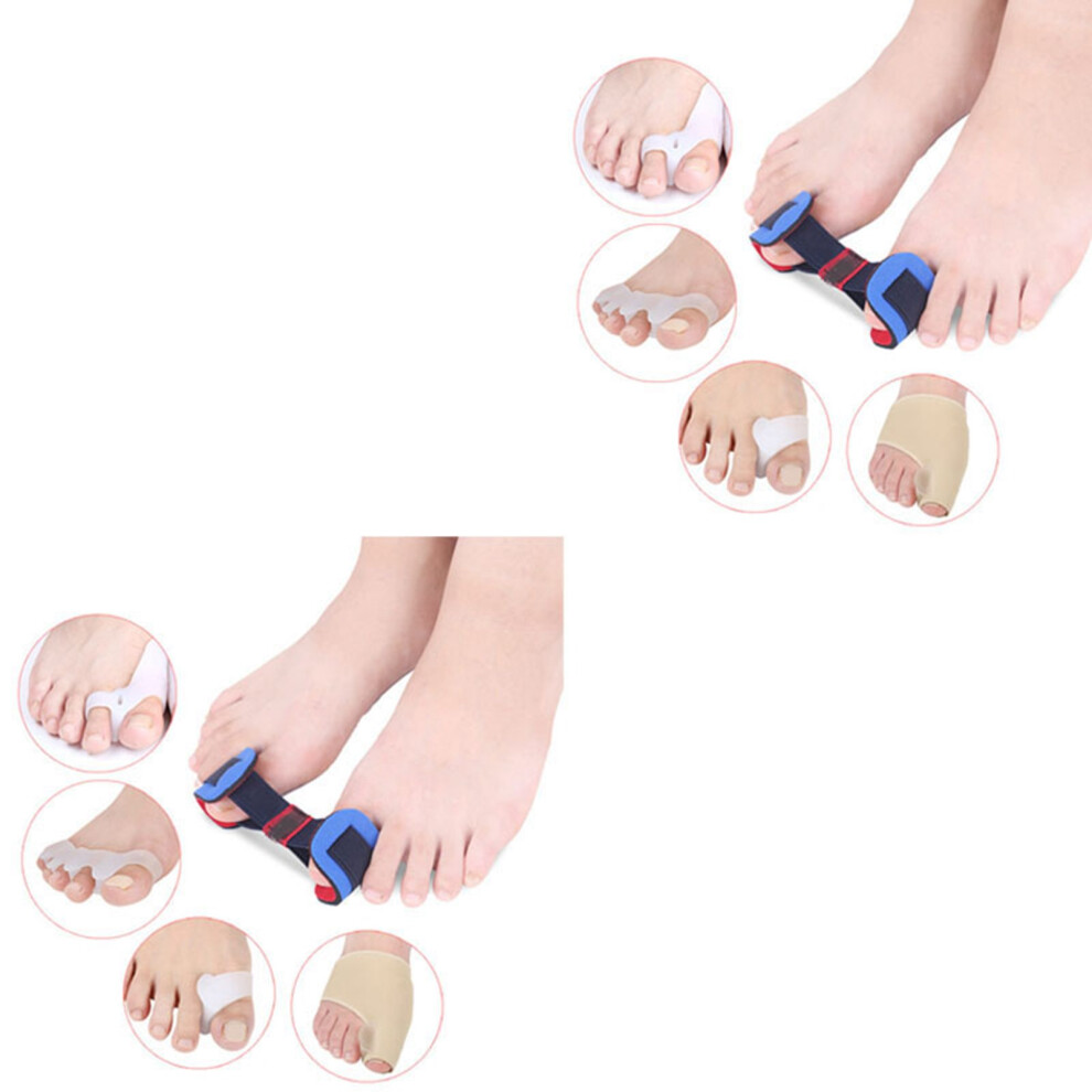 9PCS Toe Stretcher Bunion Straightener Stretchy Belt for Overlapping Toes