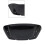 Defletor de Vento para para-Brisa de Motocicleta de 10 Polegadas para  Davidson Touring CVO Street Glide 2023 2024 4