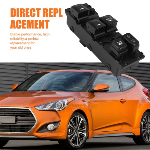 Car Left Side Master Power Window  for  Veloster 1.6L 2012-2017 93570-2V015-4X 2