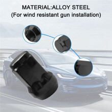 Car Wheel Lug Nuts,20PCS Chrome Aftermarket Closed End Duplex 6 Spline Lugnut with 1 Key,Fuel Rim Lug for Vehicle Black