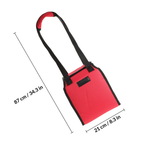 Red Adjustable Dog Lift Support Harness for Recovery 1