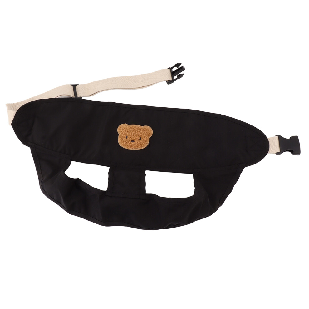 Portable Baby Chair Harness - Adjustable 54cm Breathable Safety Strap in Black