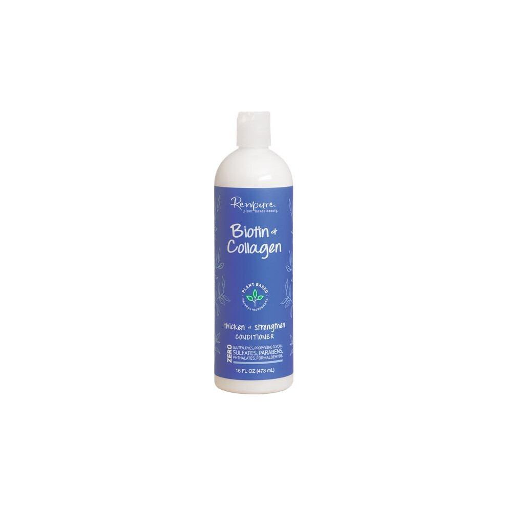 Renpure Biotin & Collagen Conditioner 16oz Strengthening & Hydrating Conditioner for Thicker, Healthier Hair