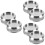6Pcs Silver Stainless Steel Glass Shower Door Handles Round Pull Knobs 8