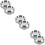 6Pcs Silver Stainless Steel Glass Shower Door Handles Round Pull Knobs 11