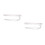 2Sets Precision Plastic Sewing Rulers for Pattern Making and Quilting 7