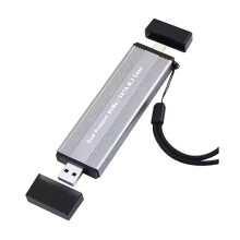 Dual Protocols M.2 NVME NGFF Enclosure SSD Adapter 10Gbps to NVMe External Hard Disk Box NVME and