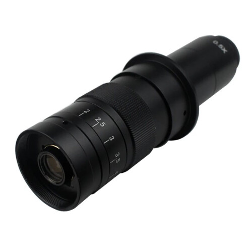 Industry Video Microscope Camera Objective Lens Adjustable Focus 180X C-MOUNT for -Compatible VGA Camera