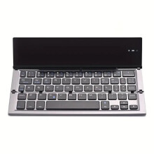 Folding Mobile Phone Keyboard Rechargeable Wireless Pocket Keyboard for Phones Tablet,Etc.