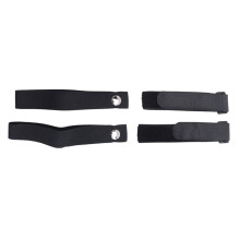 Rear Window Roll Snap Straps & Soft Top Sunrider Straps, for 2007-2019, Black