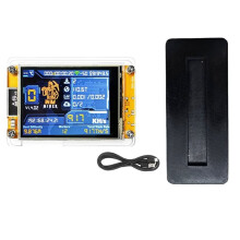 NMMiner NerdMiner Upgraded Hashrate 917KH/S Miner ESP32 2.8 Inch Display Crypto Solo Lottery Bitcoin with Stand