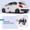 Tigre Auto Etichetta Freddo Decalcomanie Vinile Impermeabile Auto Tuning Styling Nero 5