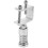 5Pcs Durable Car Throttle Controller Pedal Assist Device Silver 3