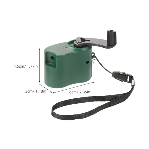 2Pièces Générateur À Portable USB Chargeur Main Pour Camping 1