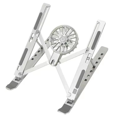 Suporte de Resfriamento Dobrável para Notebook de 18 Polegadas com Ventoinhas.