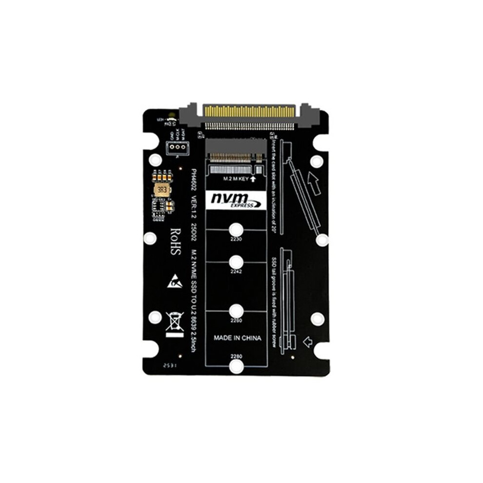M.2 Nvme To Sff-8639 U.2 Adapter Pcie4.0 Gen4 Sff-8639 U.2 To Nvme M.2 M-Key Converter Enclosure Socket For M.2 Nvme Ssd 6031329008655