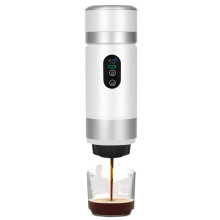 Machine à Café Portable 80 Ml, Auto-Chauffante, 20 Bars, Compatible avec Café Moulu et Capsules, Idéale pour les Voyages et le Bureau. A