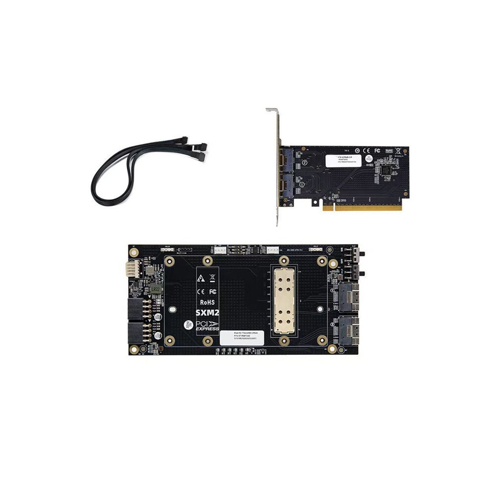 Slimsas To Sxm2 Adapter Sxm2 Single-Slot X16 Straight-Through Baseboard 8654 Interface For V100 External Card 6133606737637