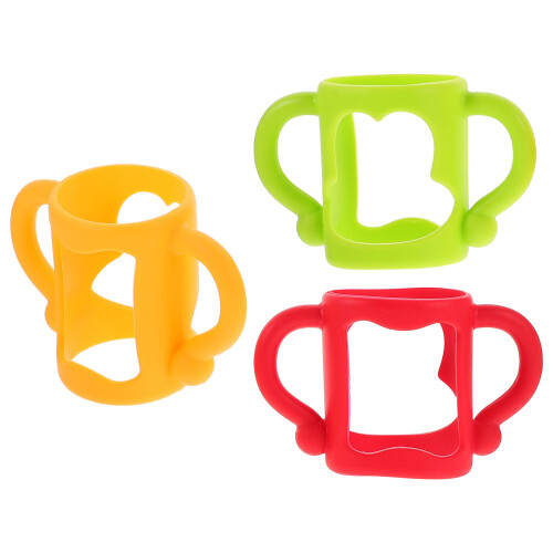 9Pcs Silicone Bottle Handles Soft Comfortable Grip 2