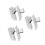 6Pcs Durable Stainless Steel Corner Trowels Efficient Plastering Tools 5