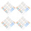 24Sets Mini Painting Kit Canvas Easel Set Multi Color Paints Brushes 3