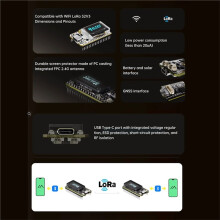 Meshtastic Heltec WIFI Lora 32 V4 Meshcore ESP32-S3 SX1262 Dev-Board Kit Case with Antenna Solar Powered Mesh Module B