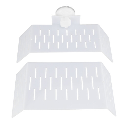 Plataforma de toma de sol para tortugas de plástico, 2 ventosas 1