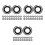 60Sets Socket Retaining Rings Metal Rubber Multi Color for Wrench Use 6