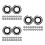 60Sets Socket Retaining Rings Metal Rubber Multi Color for Wrench Use 7