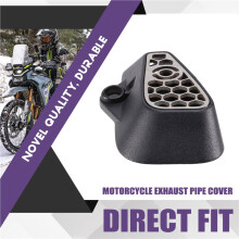 Motorcycle Exhaust Pipe Protective Cover Exhausts & Exhaust System Protection for  450MT 450 MT Black