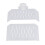 2 Pack Plastic Turtle Basking Platform with Suction Cups, Antislip Ramp 15