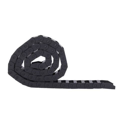 6 Pcs 10 x 20mm 1M Open  Both Side Plastic Towline Cable Drag Chain 2