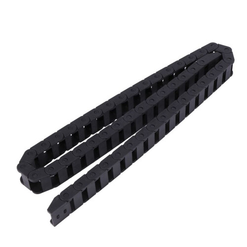6 Pcs 10 x 20mm 1M Open  Both Side Plastic Towline Cable Drag Chain
