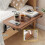 Foldable Collapsible Organizer Attachable Bedside Shelf Table Under Bed Mat Dorm Bunk Bed Storage for Space Save A 4