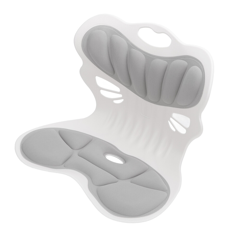 Lumbar Support Cushion Comfort Grey