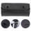 Motorcycle Fork Bag PU Leather Handlebar Tool Pouch Sissy Bar Roll Storage Bag Saddle Bag with 2 Straps, Universal 5