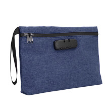 Geruchsdichte Tasche marineblau 30x20 cm mit Kombinationsschloss