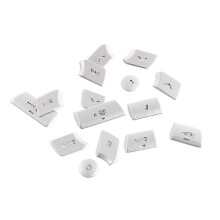 15 Stuks Auto Centrale Controle Multimedia Knop Cover Sticker Airconditioning Knop Trim Cover voor XF 2012-2015