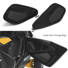 UTV for MAVERICK R Black Side Storage Bag Driver Passenger Lower Door Tool Bags Cushion for Can Am Maverick R