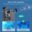 200X Magnification Microscope Lens with CPL Mobile LED Light Micro-Pocket Macro Lens for Ios Android All Smartphones A 6