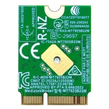 LB-LINK Tarjeta de Red Inalámbrica MT7925BEN WiFi 7 de 3000 Mbps con 5.4, Tribanda de 2,4 GHz, 5 GHz y 6 GHz para PC con Windows.