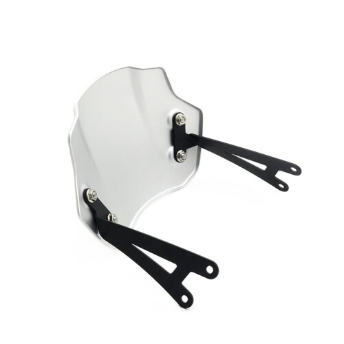 Motorcycle Windshield Wind Screen Deflector Viser Visor for Speed 400 Scrambler 400X 400 X 2024 Silver 2