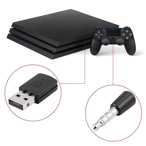 Headset Headphone Wireless 5.0 Compatible Adapter USB Transmitter VF Receiver for PS4 / PS5 PC Audio Adapter Converter